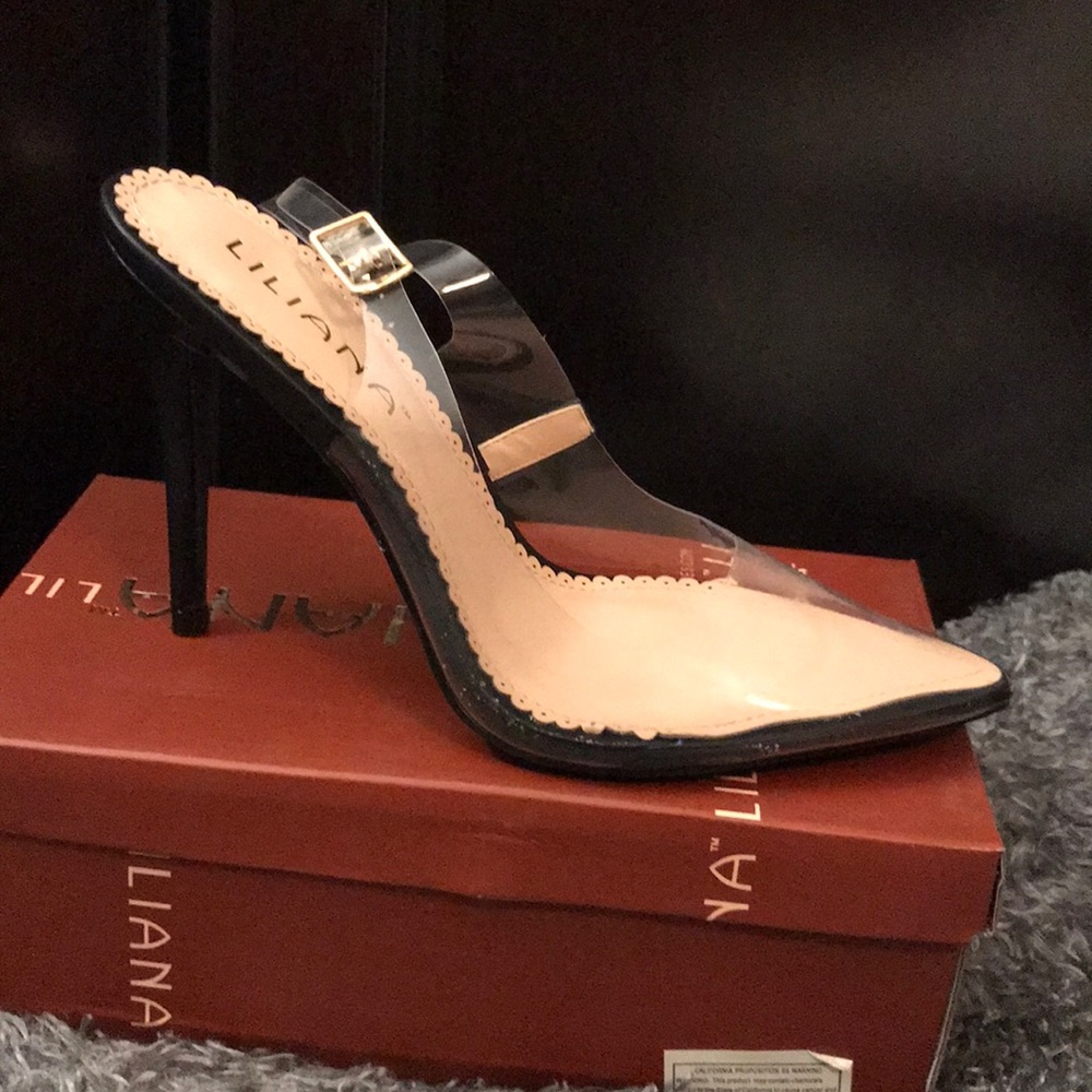 Cinderella slingback pump